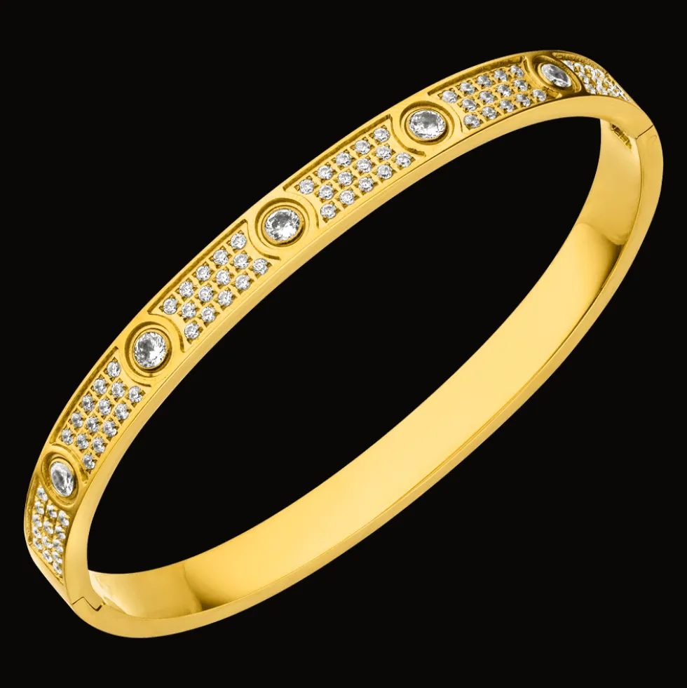 Arena Armreif | 18K vergoldet