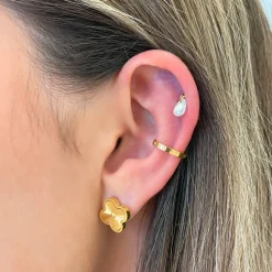 Arianna Ear Cuff | 18K vergoldet