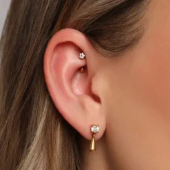 Blooming Rook Piercing | Titan