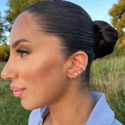 Brili Ear Cuff | 18K vergoldet