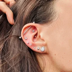 Butterfly Rook Piercing | Chirurgenstahl