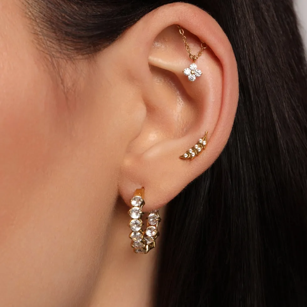 Celia Ohrringe | 18K vergoldet