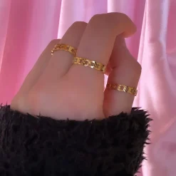 Chain Ring | 18K vergoldet