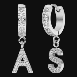 Chunky Alphabet Ohrringe | 18K vergoldet