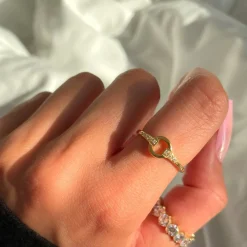 Circle Ring | 18K vergoldet