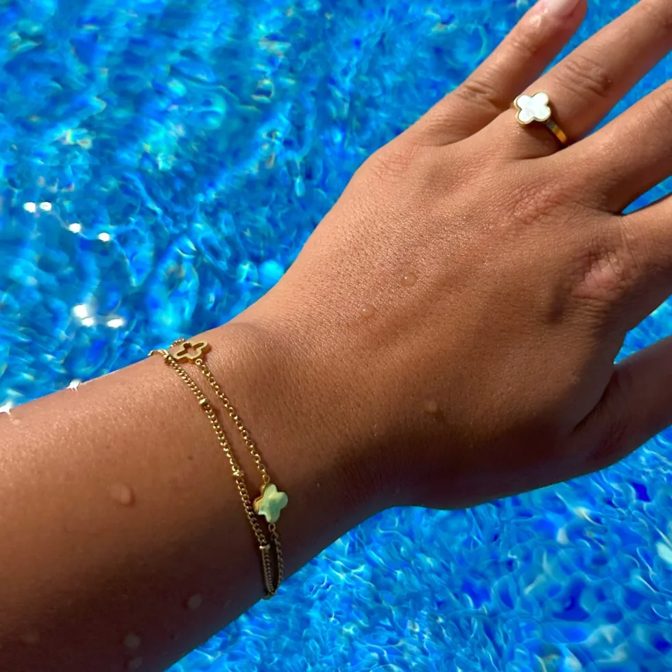 Clover Armband | 18K vergoldet
