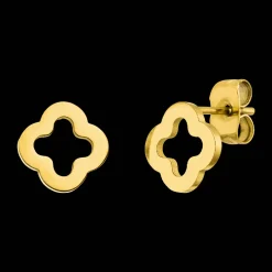 Clover Ohrstecker | 18K vergoldet
