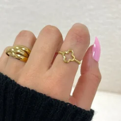 Clover Ring | 18K vergoldet