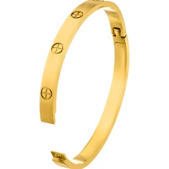 Crossed Arianna Armreif | 18K vergoldet