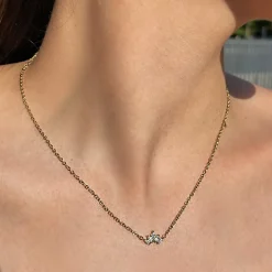 Crown Halskette | 18K vergoldet