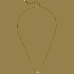 Crown Halskette | 18K vergoldet