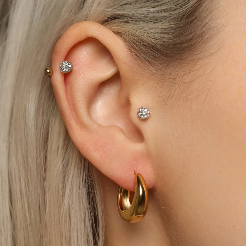 Crystal Ball Piercing | Chirurgenstahl