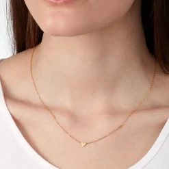 Cute Heart Halskette | 18K vergoldet