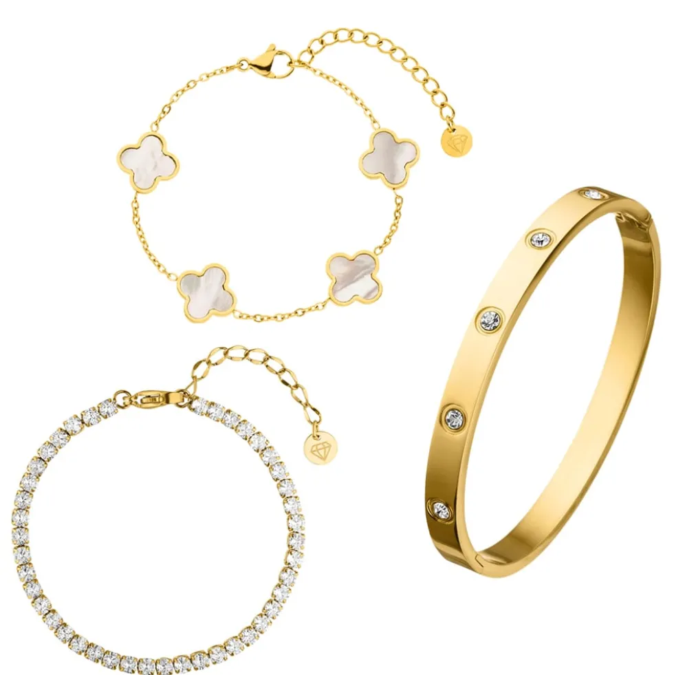 Deluxe Armband Set | 18K vergoldet