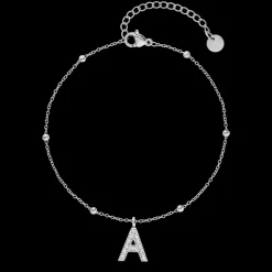 Dots Letter Armband | 18K vergoldet