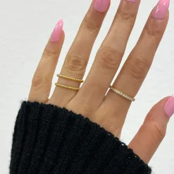 Dots Ring | 18K vergoldet