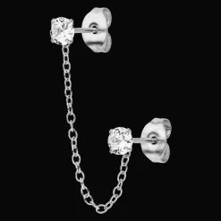Double Bright Ohrkette | 18K vergoldet