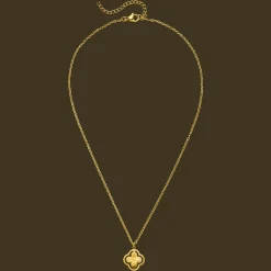 Double Clover Kette | 18K vergoldet