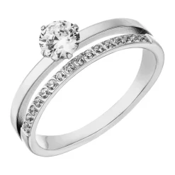 Double Shine Ring | 18K vergoldet
