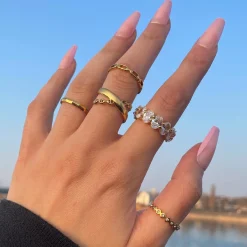 Element Ring | 18K vergoldet
