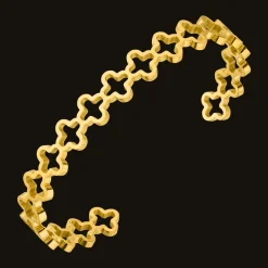Endless Clover Armreif | 18K vergoldet