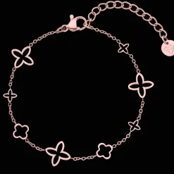 Fancy Clover Armband | 18K vergoldet
