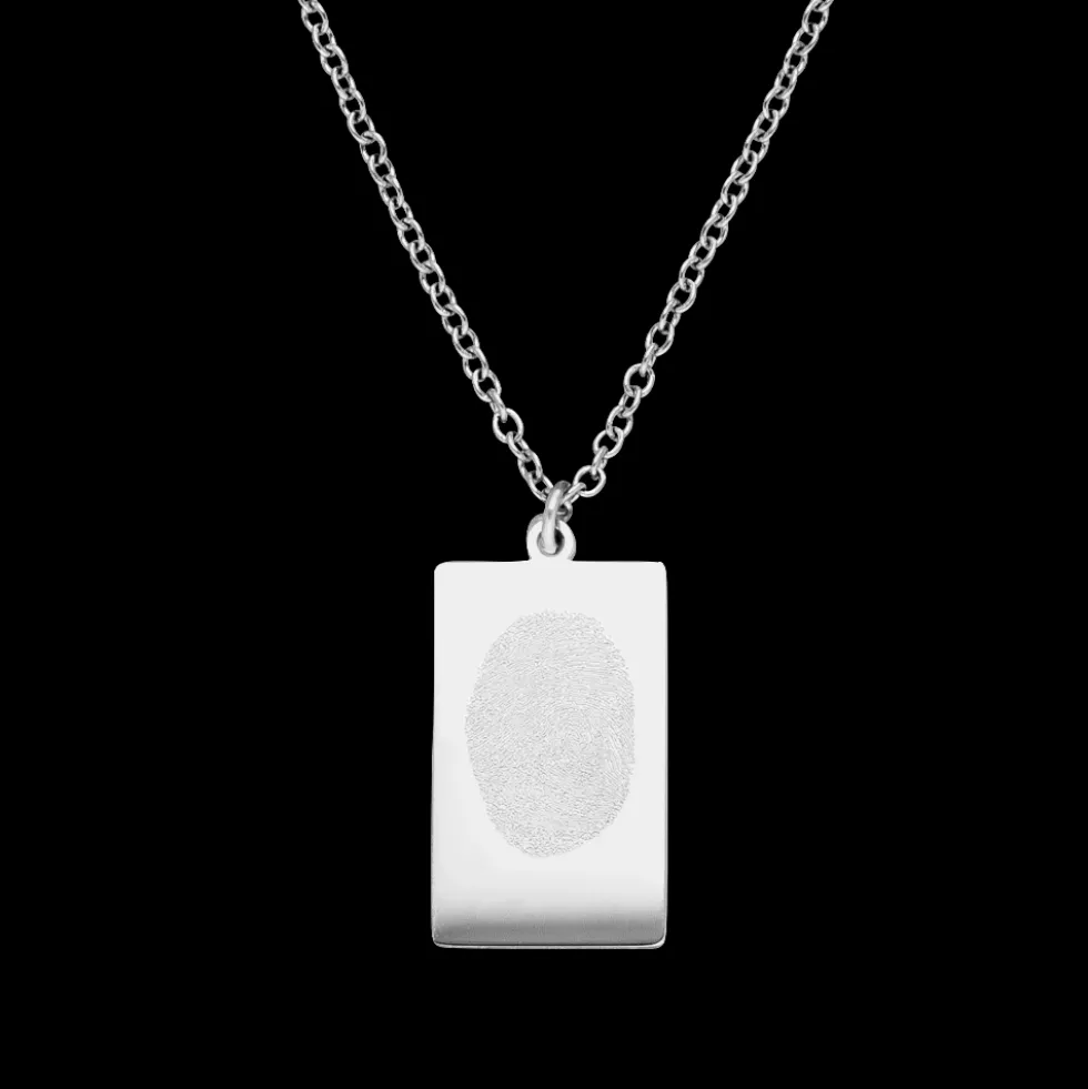 Fingerabdruck | Plainkette + Gravur