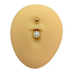 Flower Belly Piercing | Chirurgenstahl