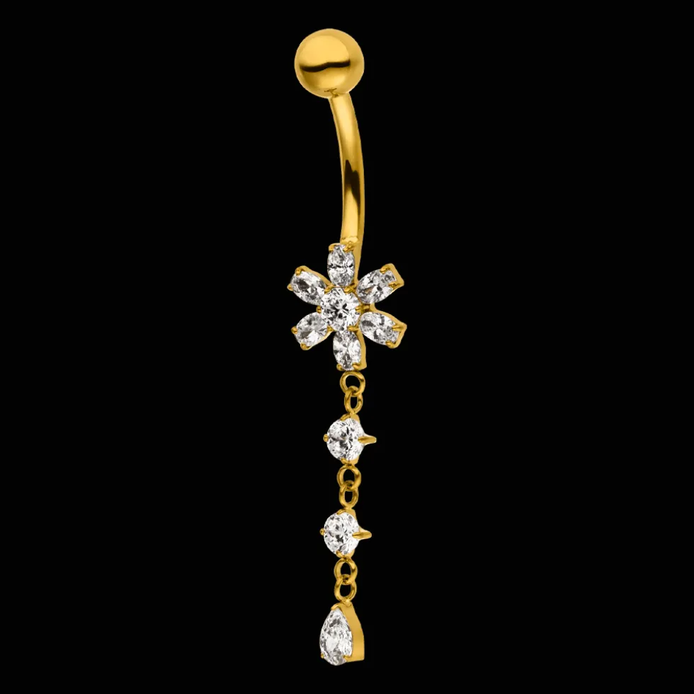 Flower Elegance Belly Piercing | Titan