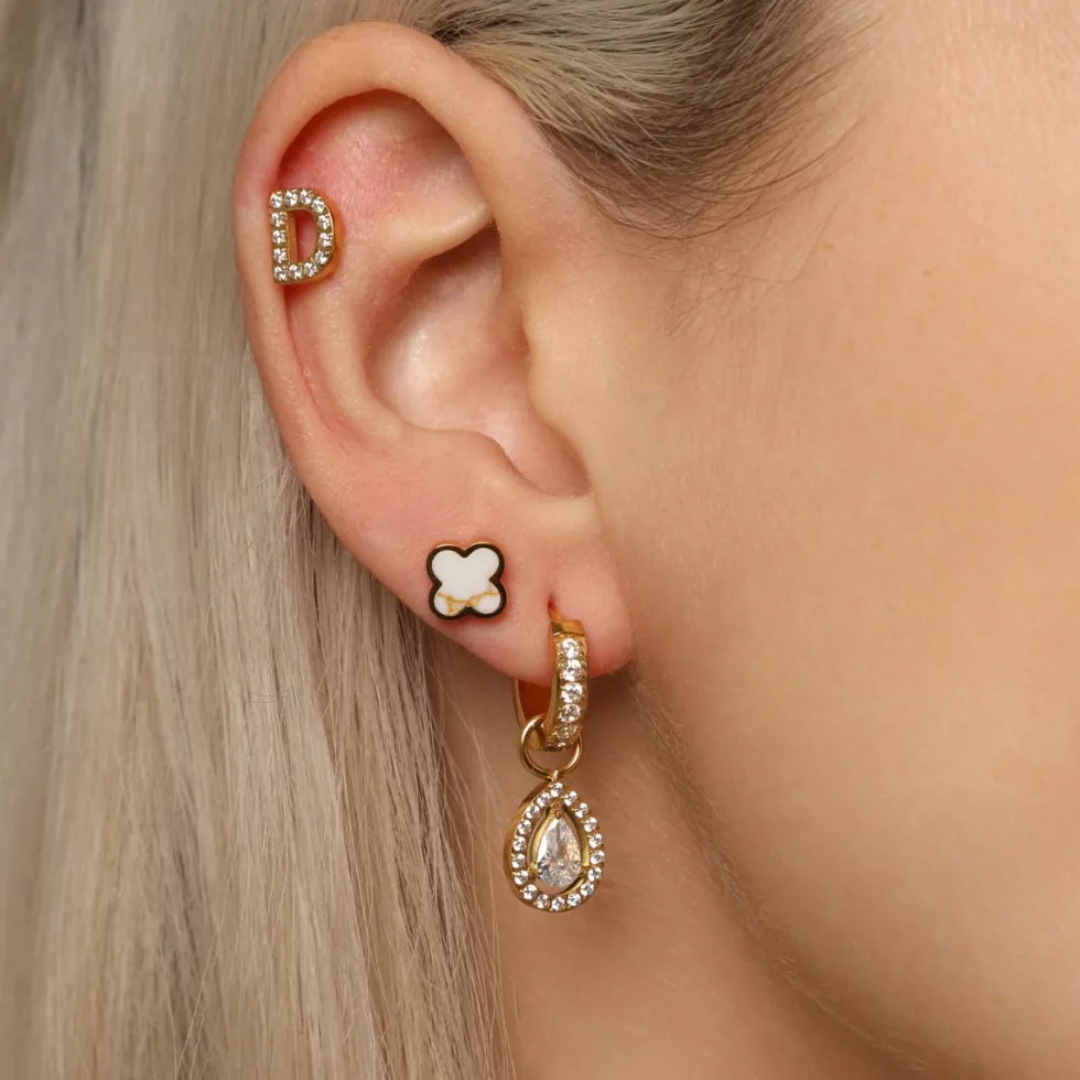 Glamour Drop Ohrringe | 18K vergoldet