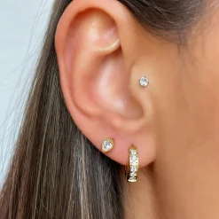 Glamour Drop Ohrringe | 18K vergoldet