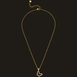 Glow Butterfly Halskette | 18K vergoldet