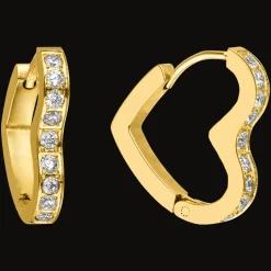 Glow Heart Ohrringe | 18K vergoldet