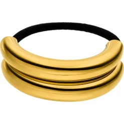 Haargummi mit Schmuck | 18K vergoldet