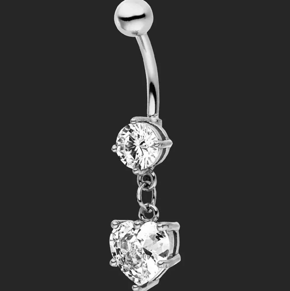 Heart Belly Piercing | Chirurgenstahl