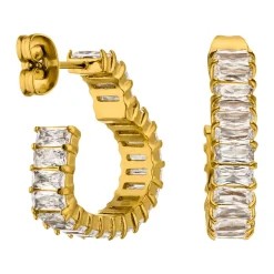 Heart Deluxe Creolen | 18K vergoldet