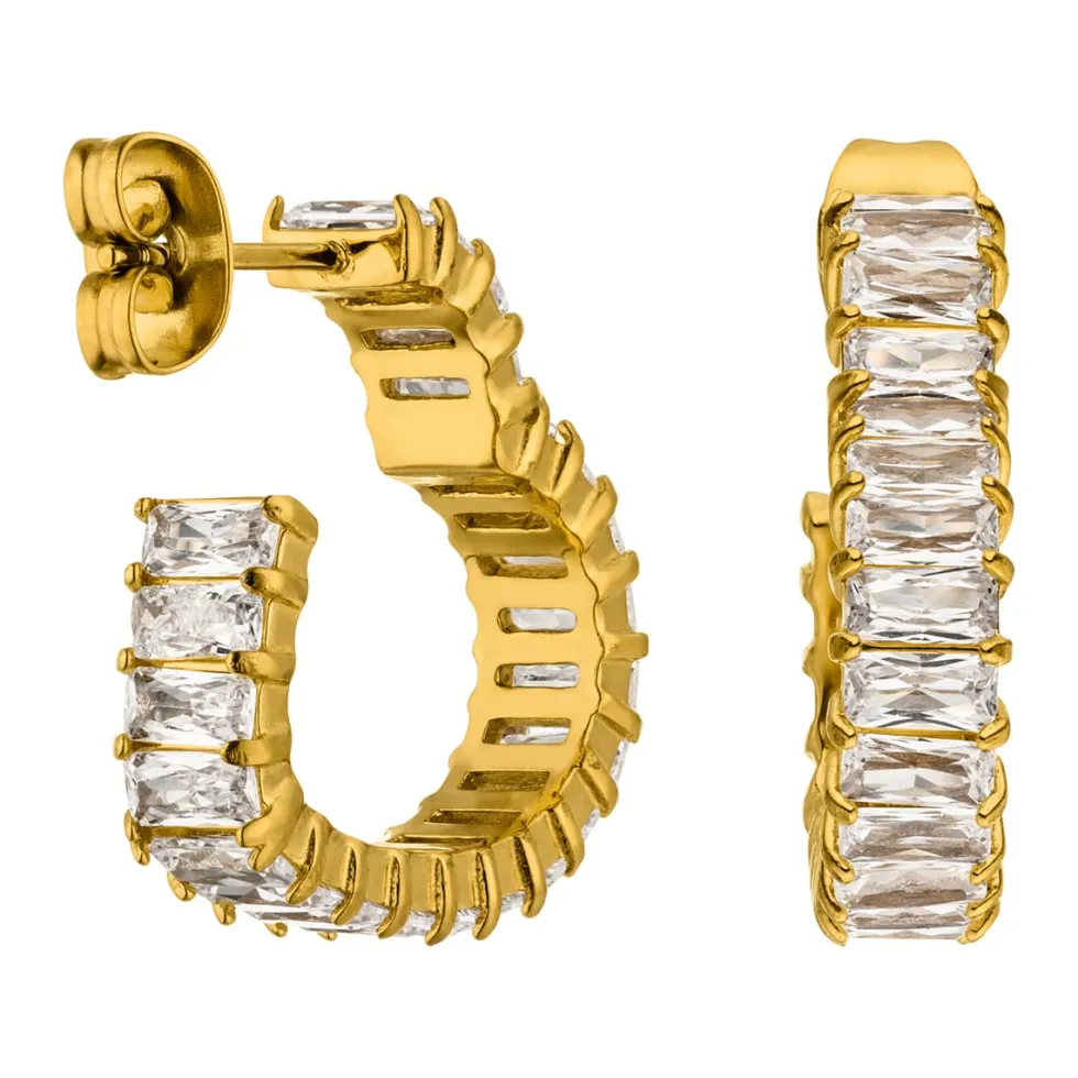 Heart Deluxe Creolen | 18K vergoldet
