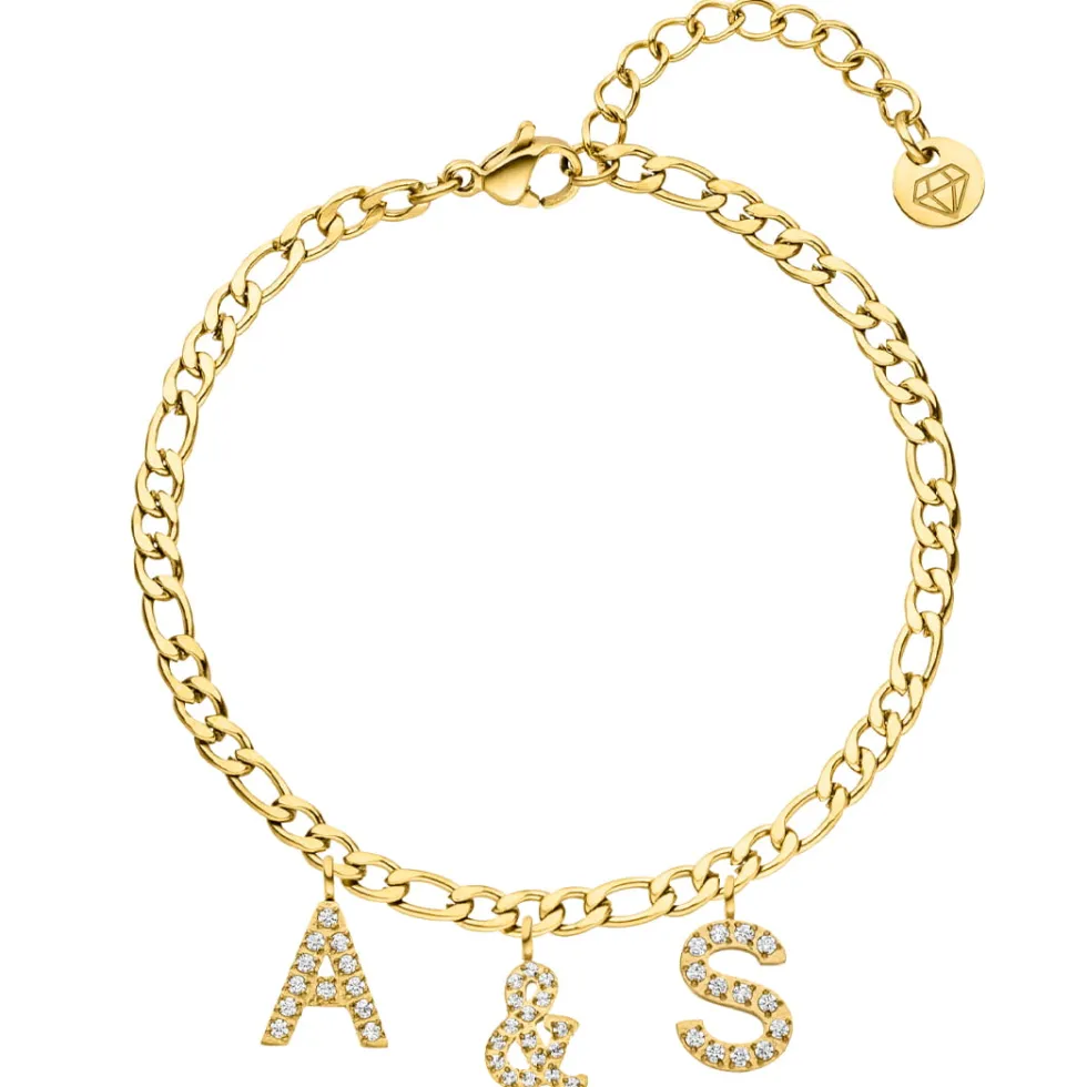 Initiale Armband | 18K vergoldet