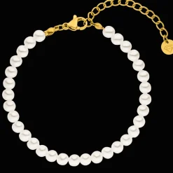 Jacinta Perlenarmband | 18K vergoldet