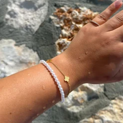 Jacinta Perlenarmband | 18K vergoldet