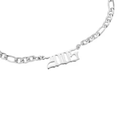 Jahreszahl Gothic Armband | 14K vergoldet