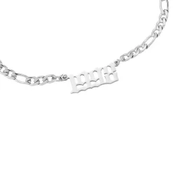 Jahreszahl Gothic Armband | 14K vergoldet