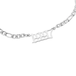 Jahreszahl Gothic Armband | 14K vergoldet