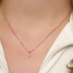 Karo Halskette | 18K vergoldet