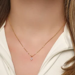 Karo Halskette | 18K vergoldet
