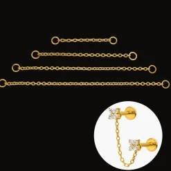 Kette für Piercings & Ohrringe