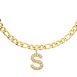 Letter Fußkette | 18K vergoldet