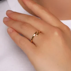 Loop Ring | 18K vergoldet
