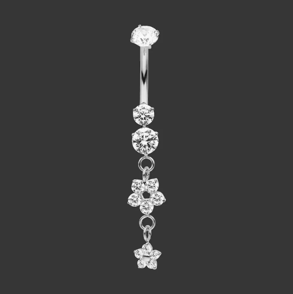 Lux Flower Belly Piercing | Titan