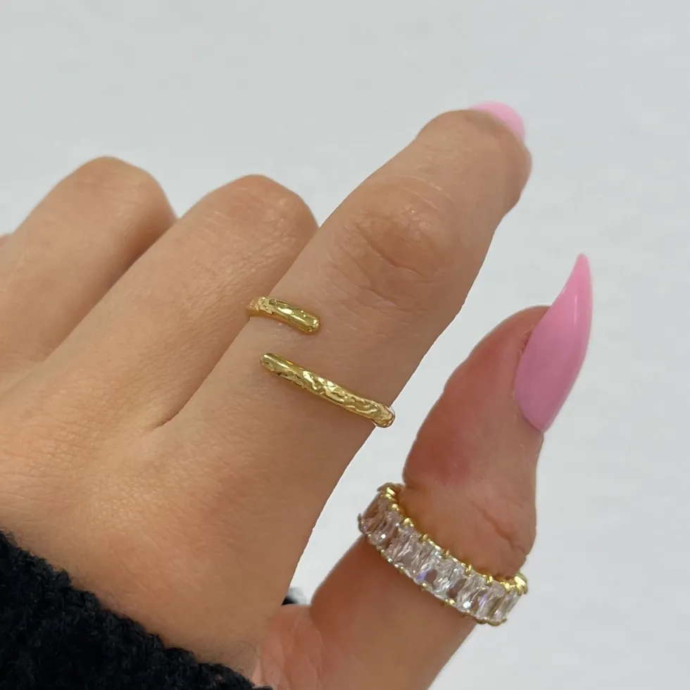 Melted Ring | 18K vergoldet